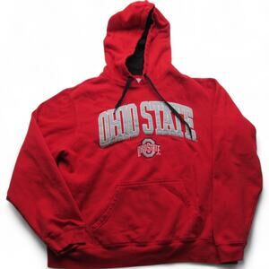 THE Ohio State University Varsity Authentic Apparel Pull Over Hoodie Size XXL